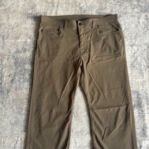 prAna Men’s Slim Fit Brion Pants – Size 36x34